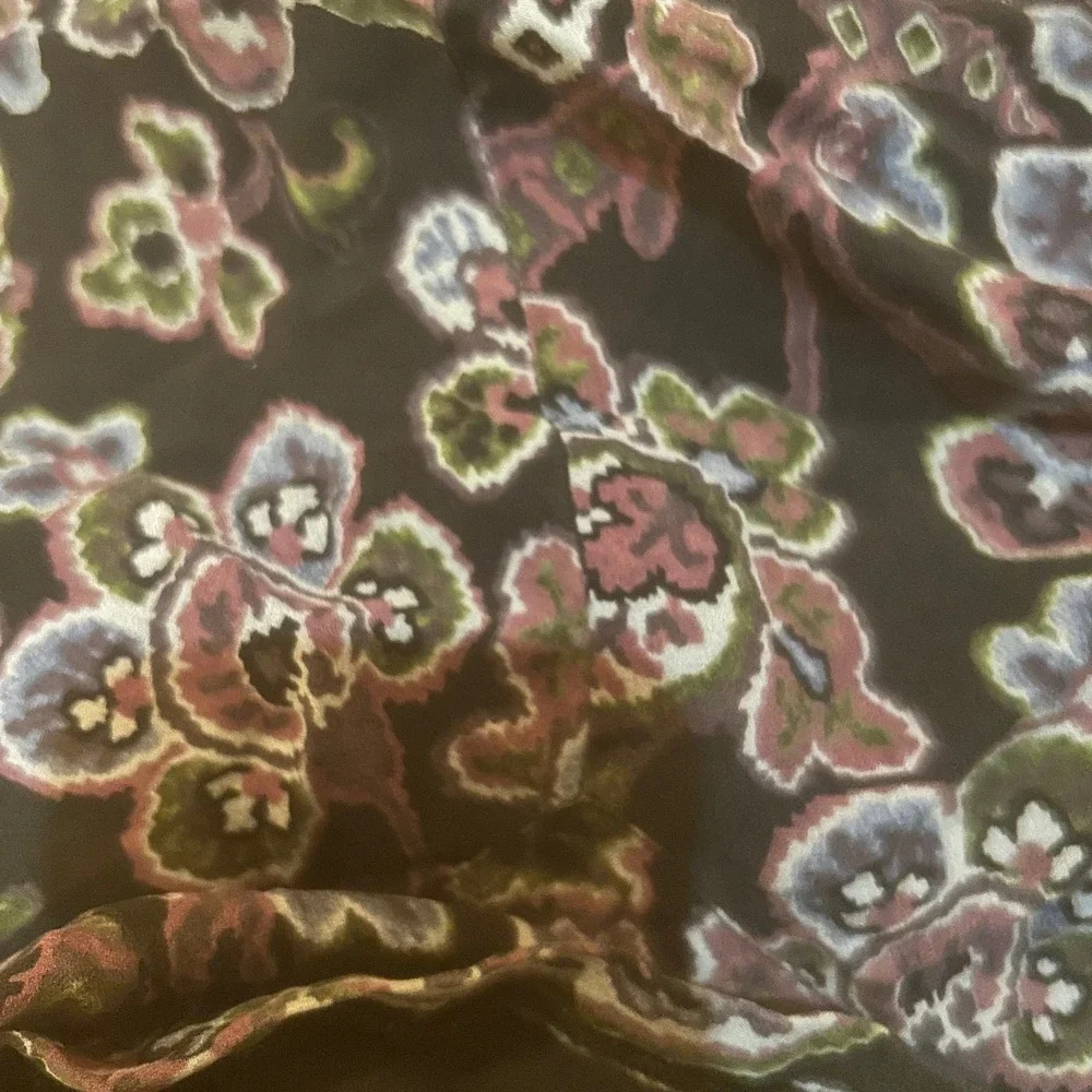 Jones New‎ York Skirt Size 10 Brown Floral Preppy Career